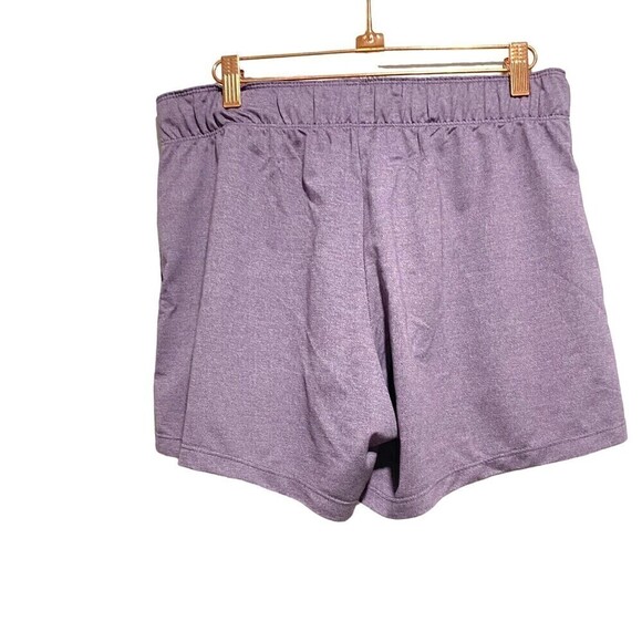 NikeDri-Fit Womens Athletic Shorts Pink Medium Mid Rise Elastic Waist Drawstring - Picture 3 of 8